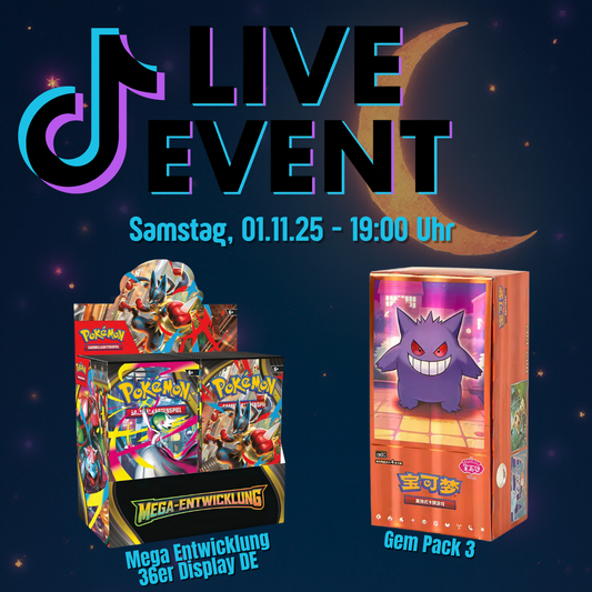 Pokémon Live Box Break | 01.11.2025 | 19:00 Uhr
