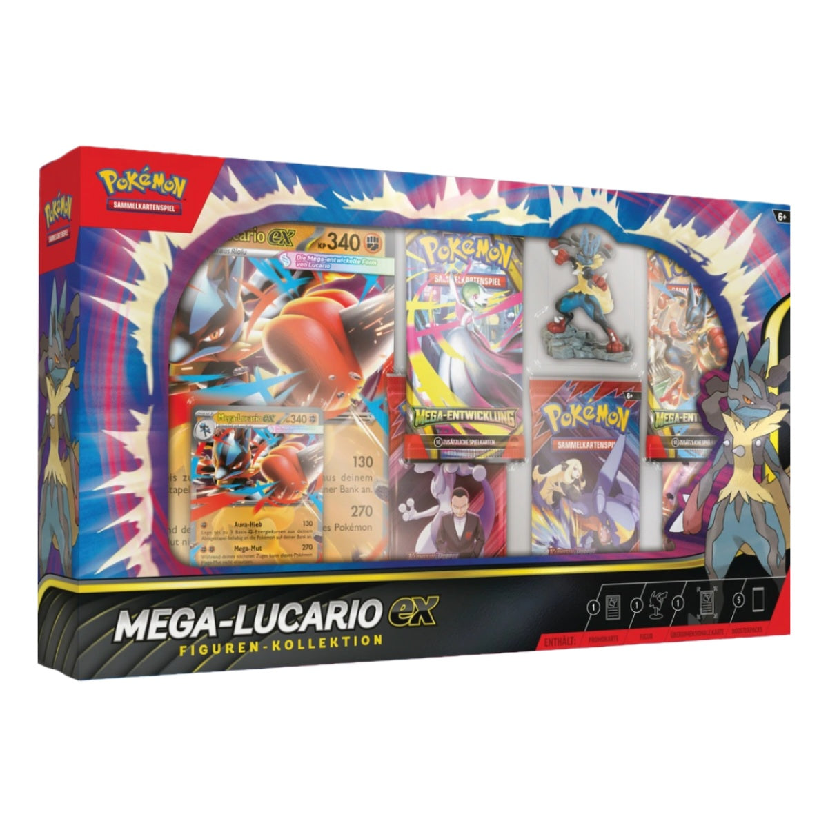Mega Entwicklung Mega-Lucario-ex Figuren-Kollektion DE